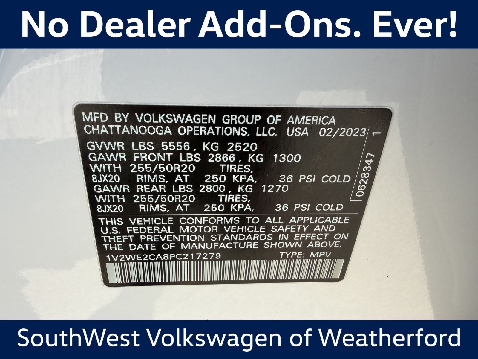2023 Volkswagen Atlas Cross Sport 3.6L V6 SE w/Technology