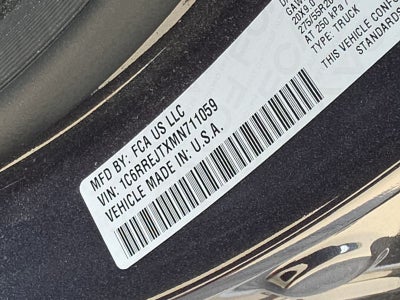 2021 RAM Ram 1500 Laramie Crew Cab 4x2 5'7' Box