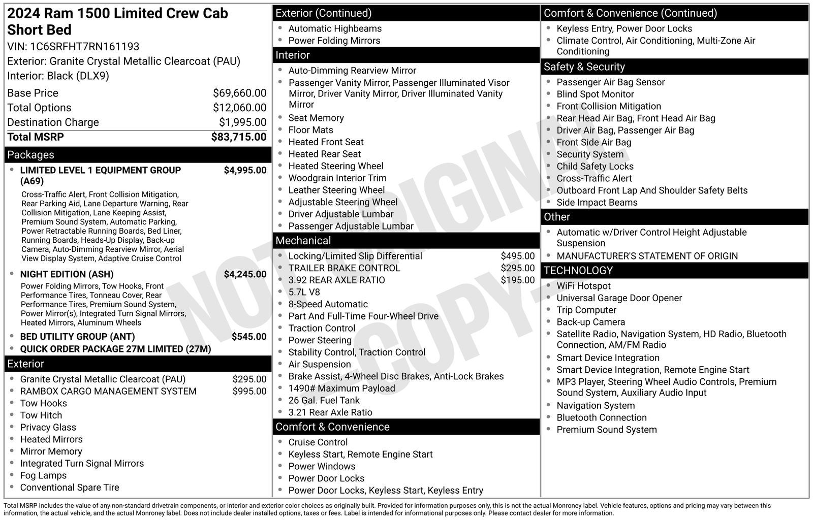 2024 RAM 1500 Limited