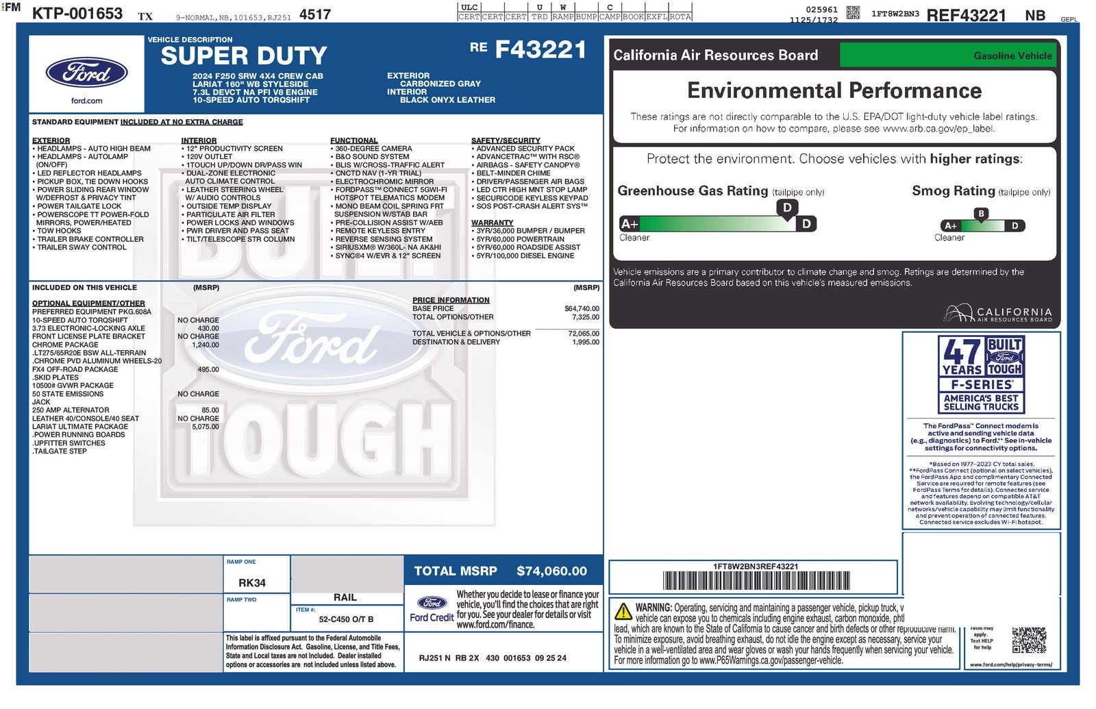 2024 Ford F-250SD F-250® Lariat®