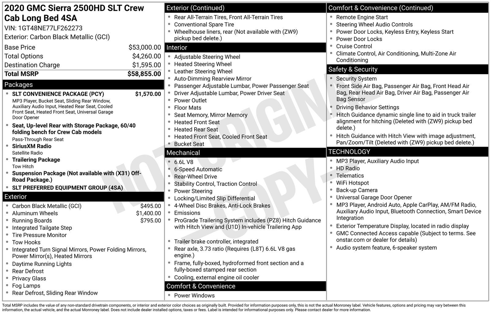 2020 GMC Sierra 2500HD SLT