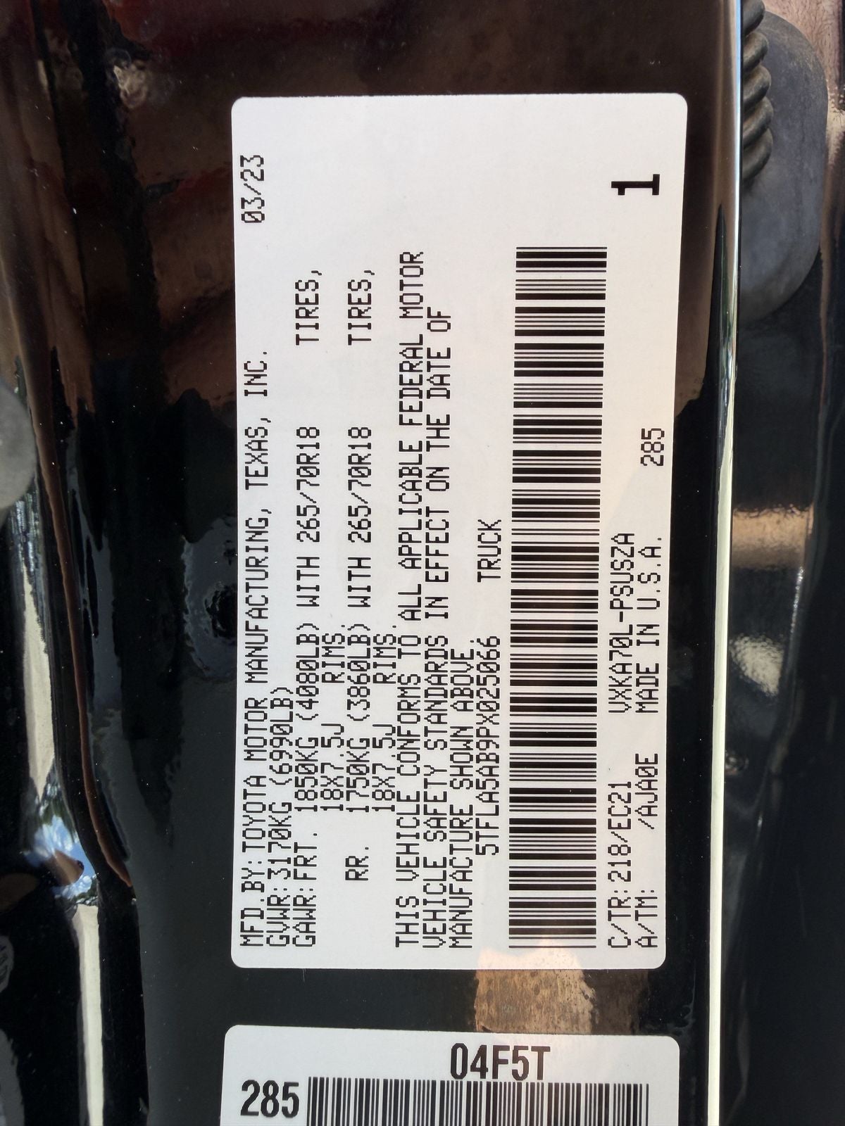 2023 Toyota Tundra SR5