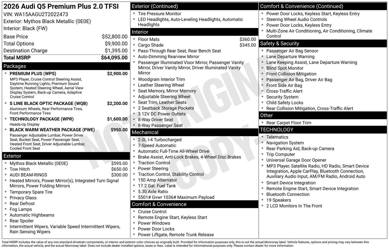 2026 Audi Q5 2.0T Premium Plus quattro