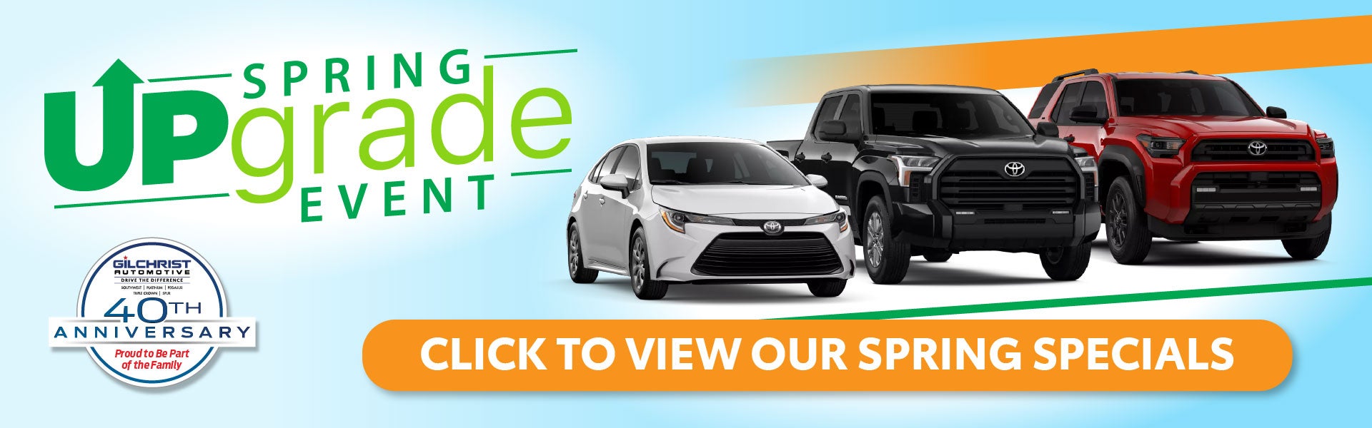 Spring Upgrade Event!