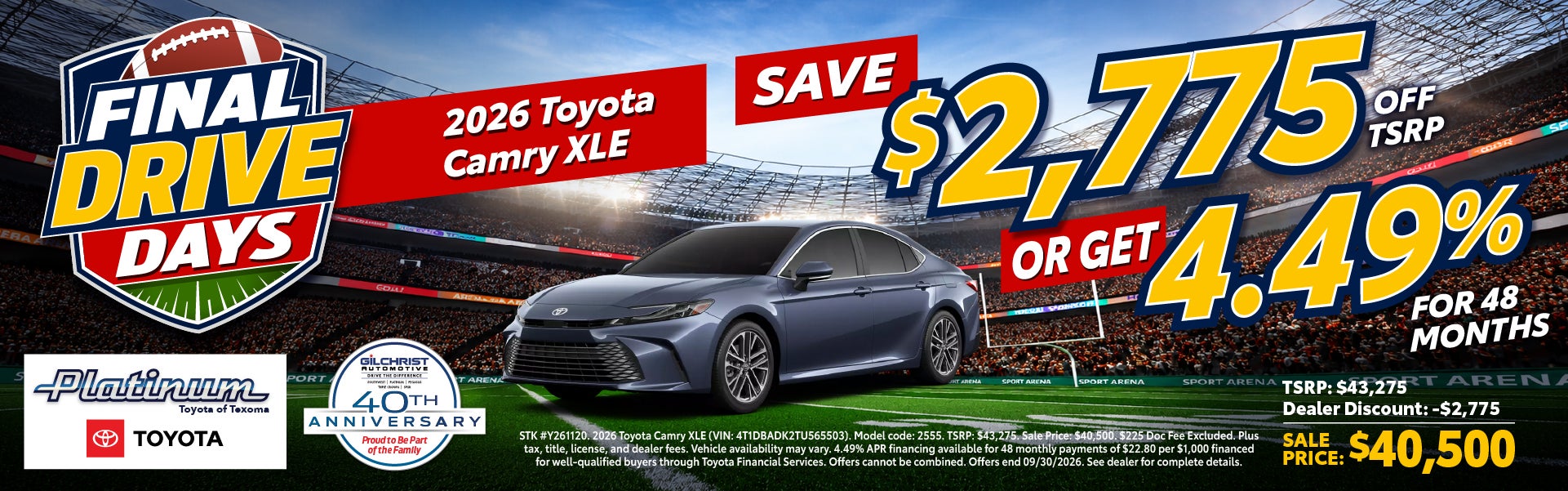 2026 Toyota Camry XLE